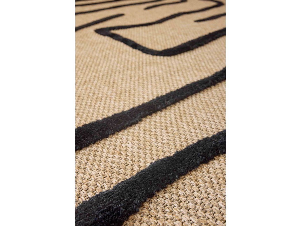 ERIKA laagpolig vloerkleed met grafisch patroon