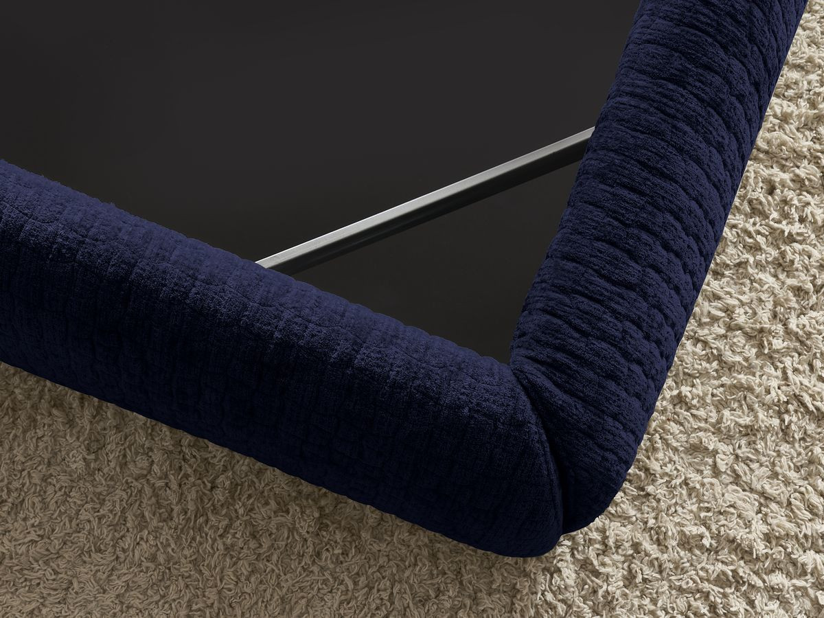 MALON getextureerd stoffen bed