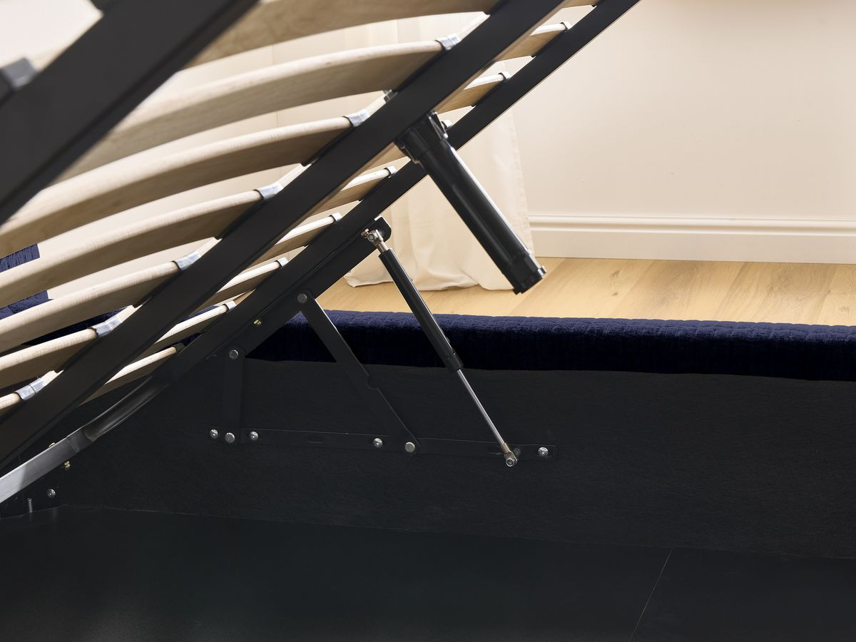 MALON getextureerd stoffen bed