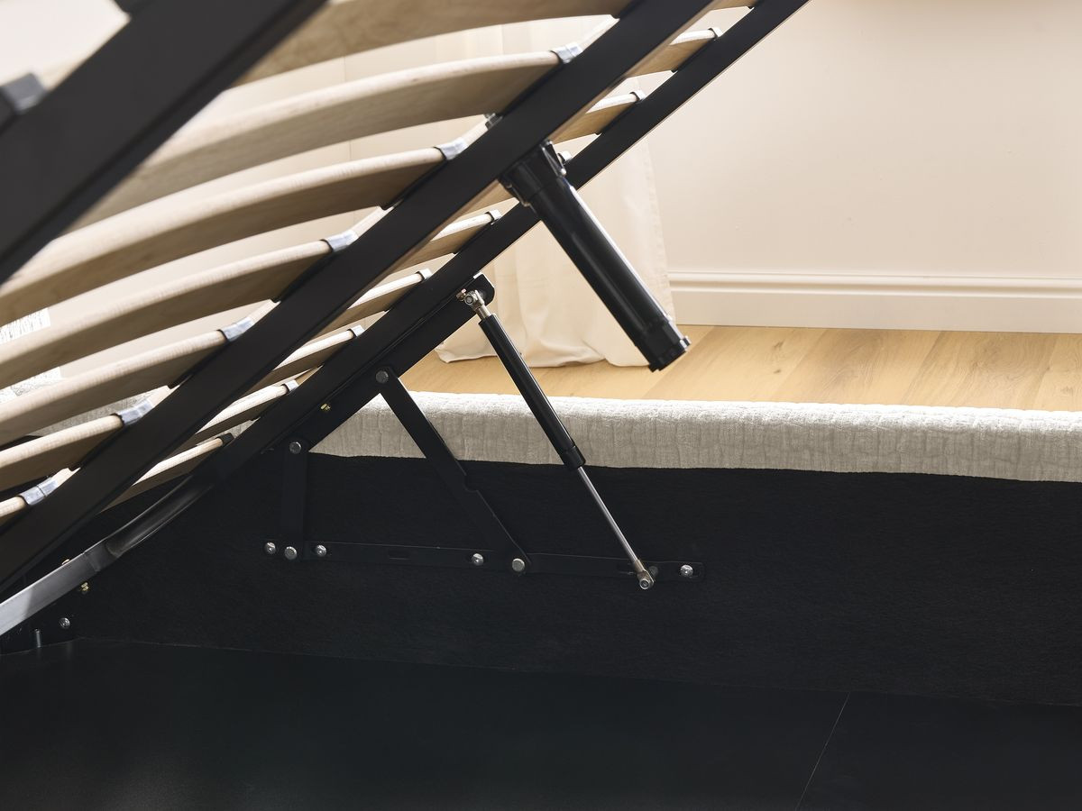 MALON getextureerd stoffen bed