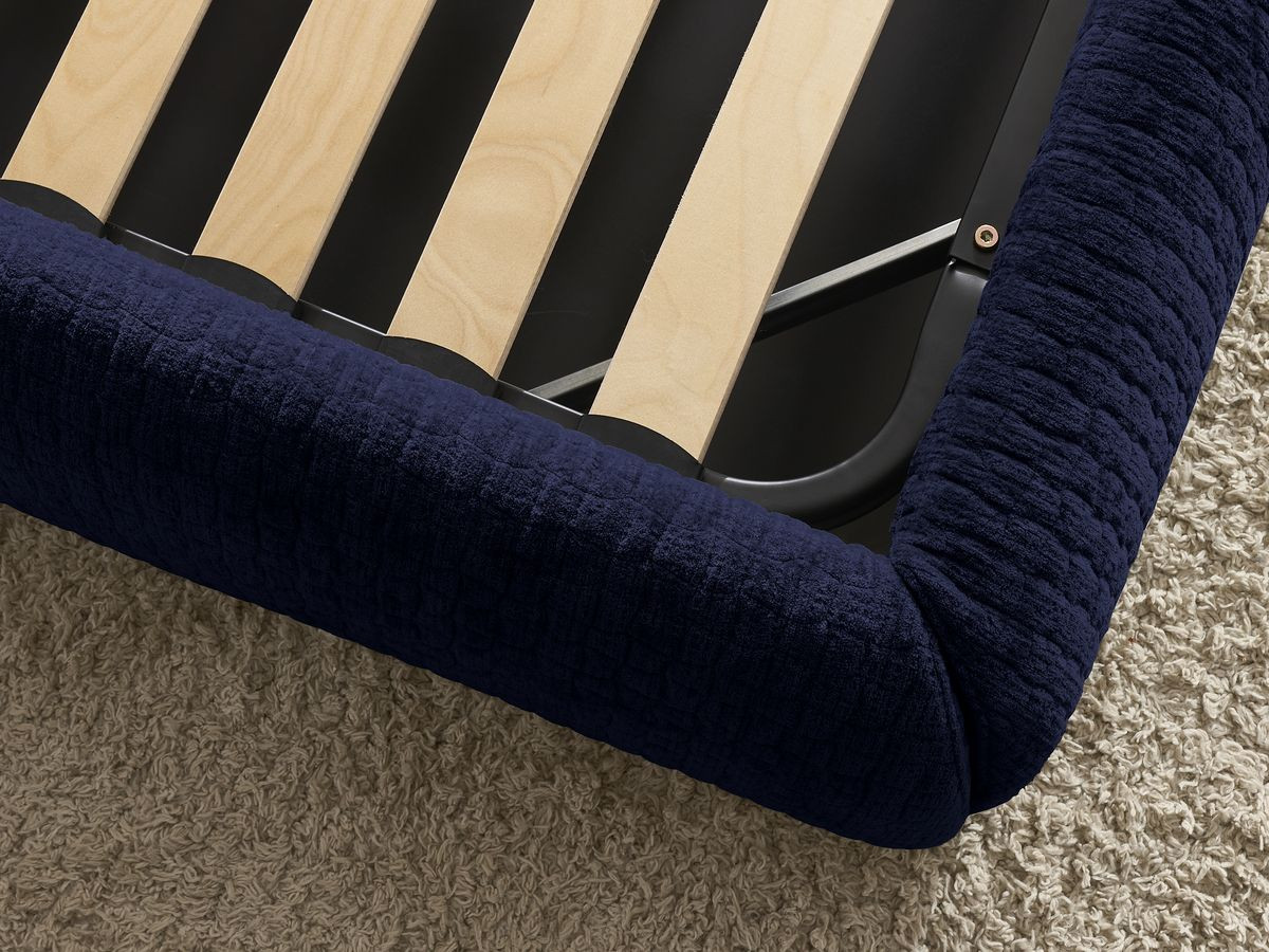 MALON getextureerd stoffen bed