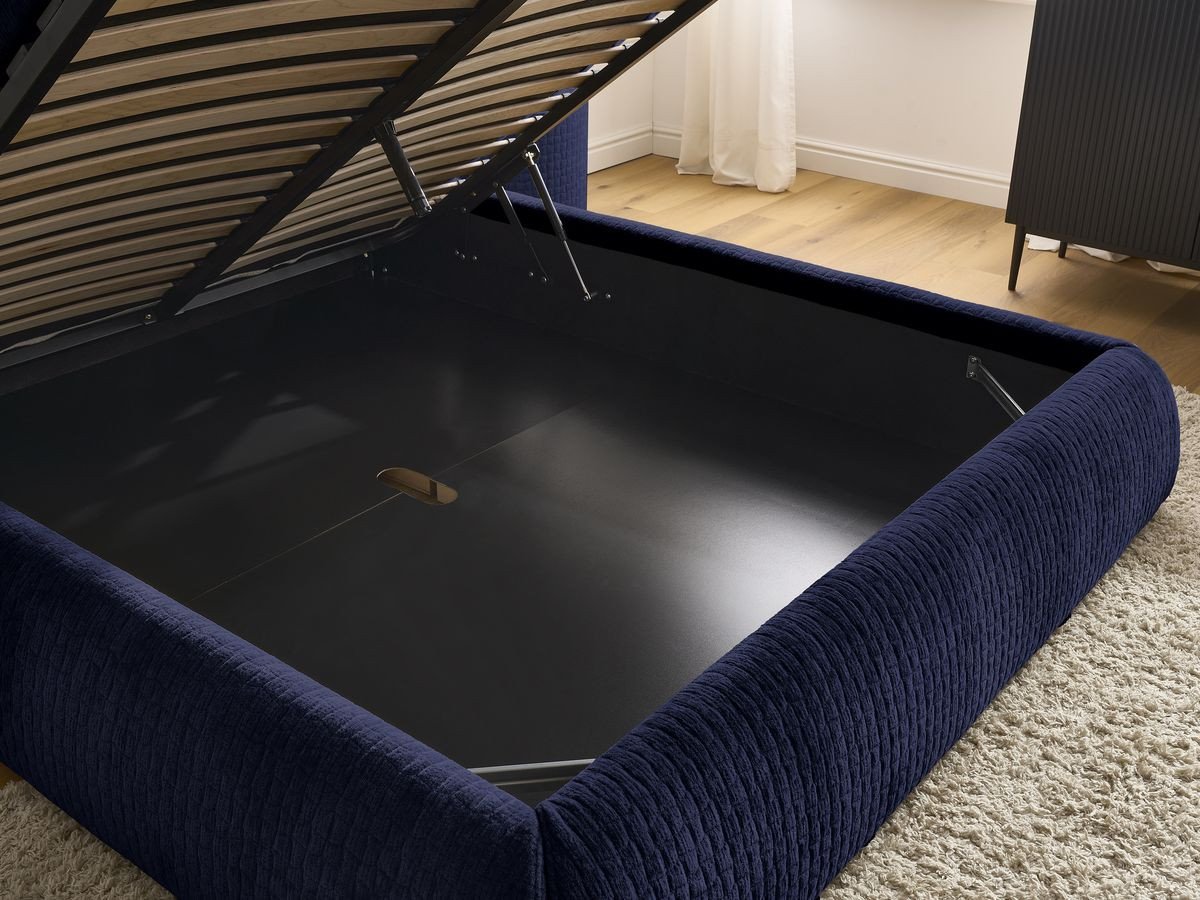 MALON getextureerd stoffen bed