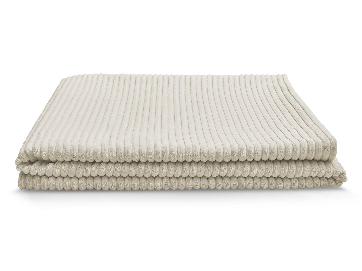 Plaid biface 140 x 180 cm STOCKHOLM beige — vue 5