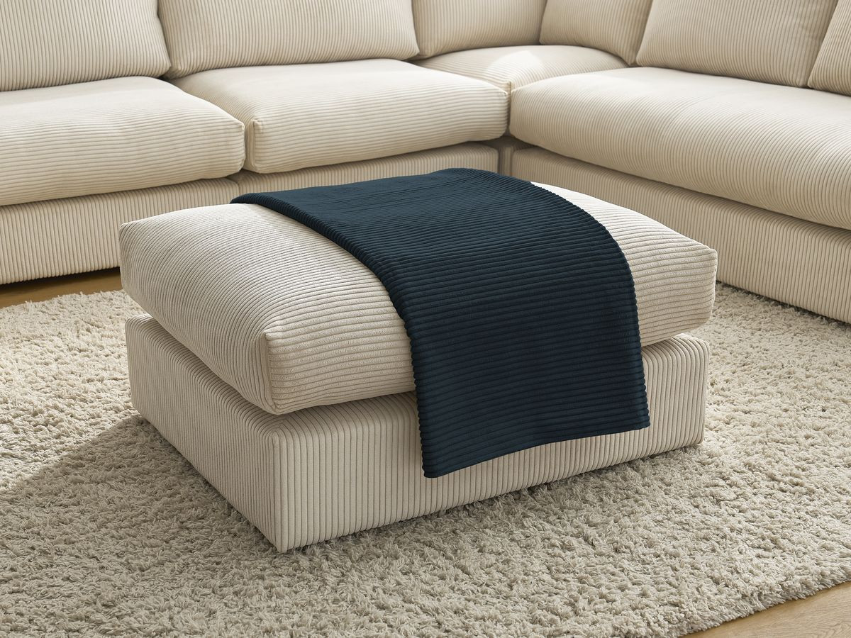 Plaid biface 140 x 180 cm STOCKHOLM bleu — vue 4