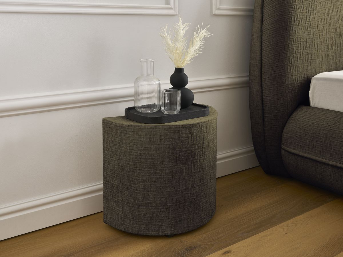 Lot de 2 chevets NOAM texturé vert — vue 6