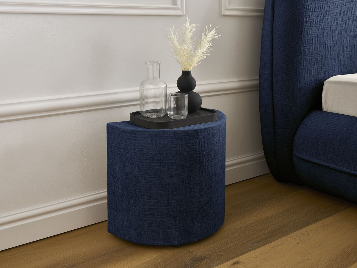 Lot de 2 chevets NOAM texturé bleu — vue 6