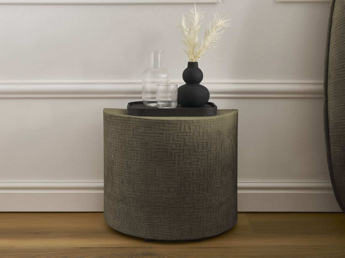 Set van 2 NOAM nachtkastjes in structuurstof