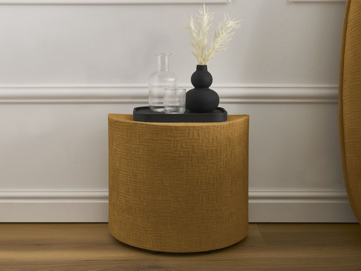 Set van 2 NOAM nachtkastjes in structuurstof