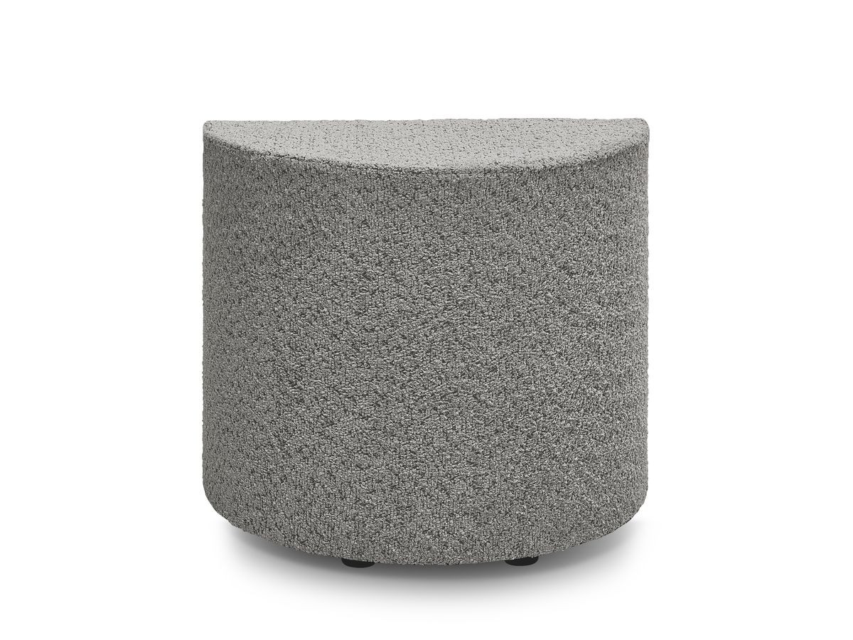 Lot de 2 chevets NOAM bouclette gris — vue 5