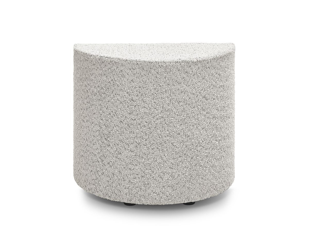 Lot de 2 chevets NOAM bouclette blanc — vue 5