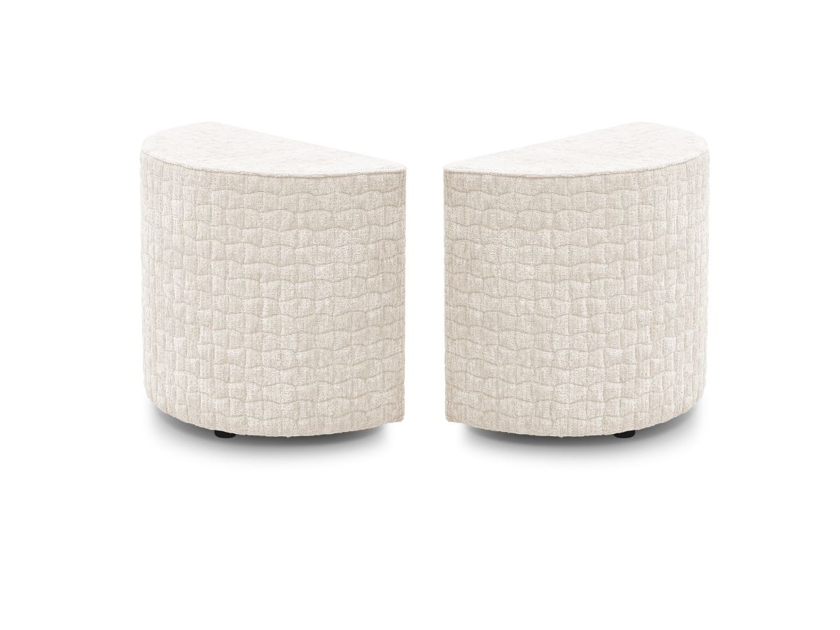 Set van 2 NOAM nachtkastjes in gerecyclede structuurstof