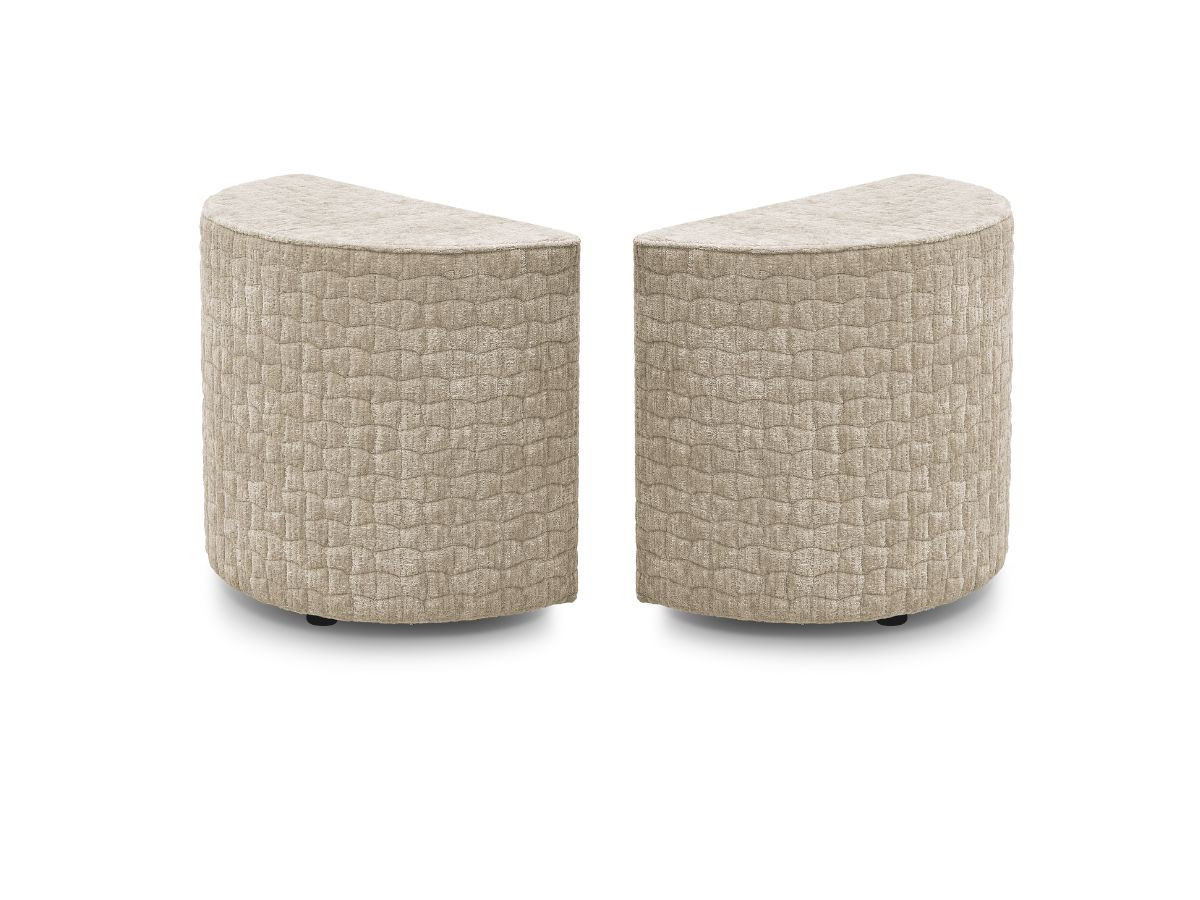 Set van 2 NOAM nachtkastjes in gerecyclede structuurstof