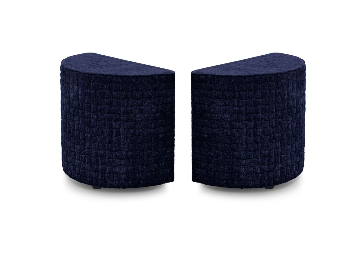 Set van 2 NOAM nachtkastjes in gerecyclede structuurstof