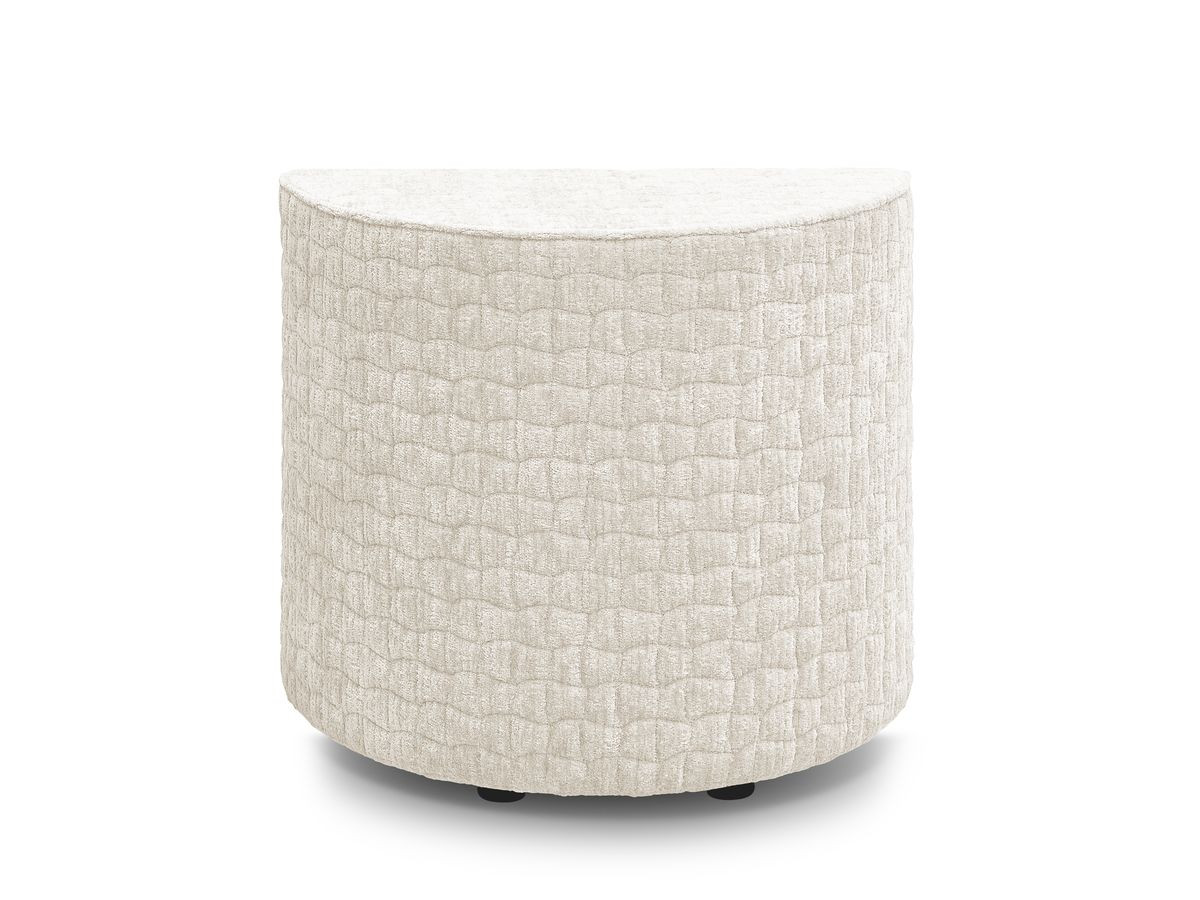 Lot de 2 chevets NOAM texturé recyclé blanc — vue 5