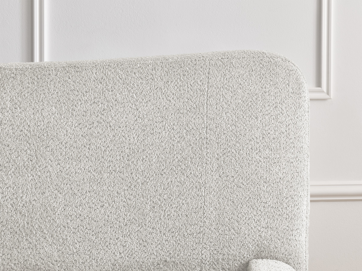 PETER set met bed + 2 nachtkastjes in badstof