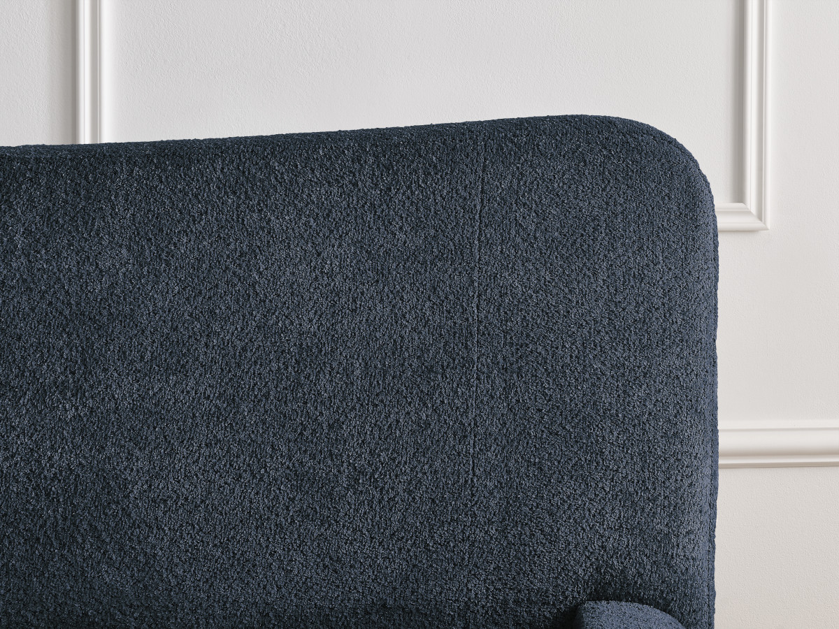 PETER set met bed + 2 nachtkastjes in badstof