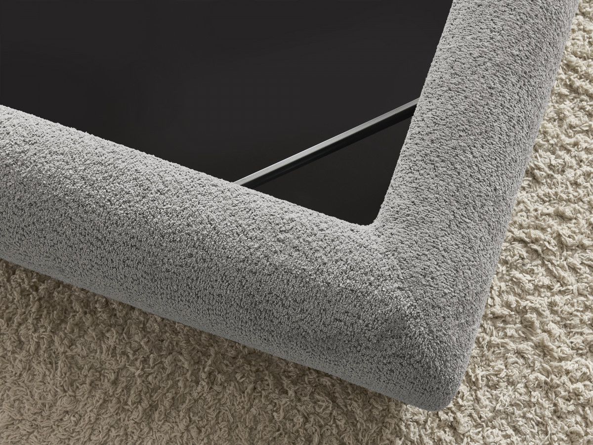 PETER set met bed + 2 nachtkastjes in badstof