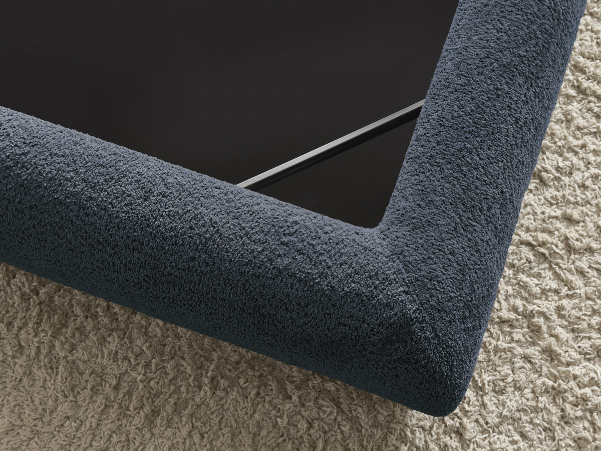 PETER set met bed + 2 nachtkastjes in badstof