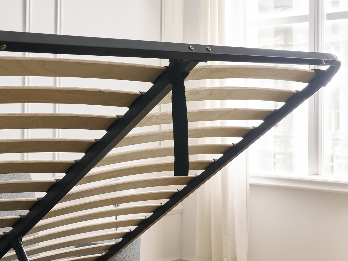 PETER set met bed + 2 nachtkastjes in badstof