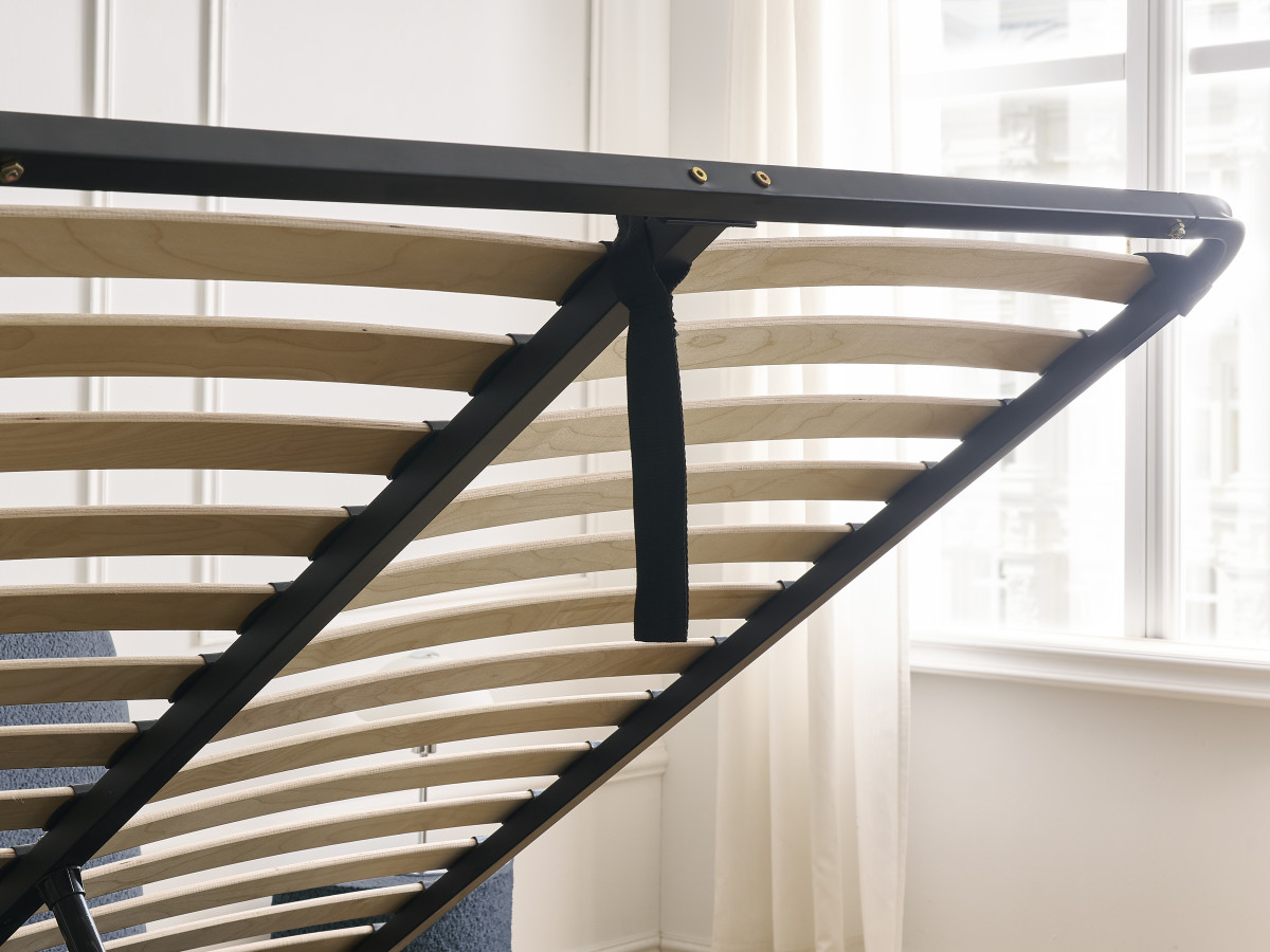 PETER set met bed + 2 nachtkastjes in badstof