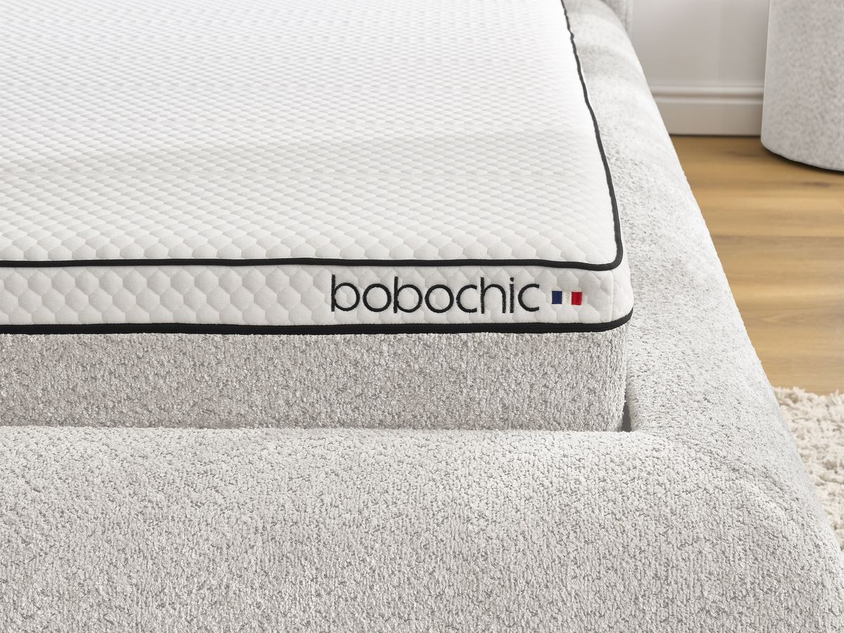 Ensemble matelas TELIO + Lit PETER bouclette — vue 6