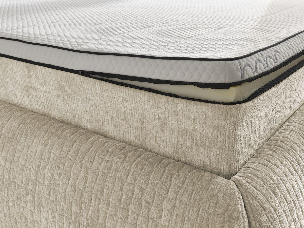 Ensemble matelas AMALIA + Lit MALON texturé — vue 5