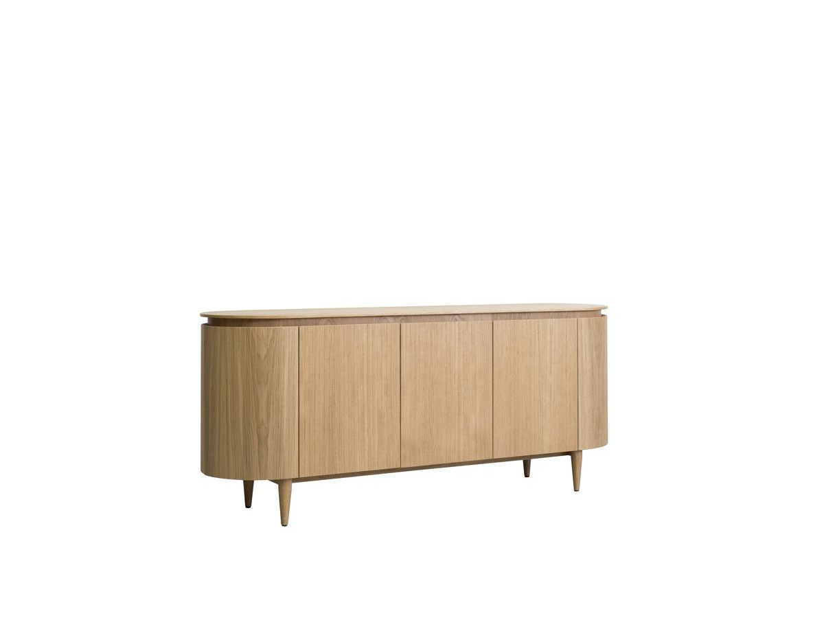 Buffet 5 portes 180 cm SORMIOU placage chêne massif