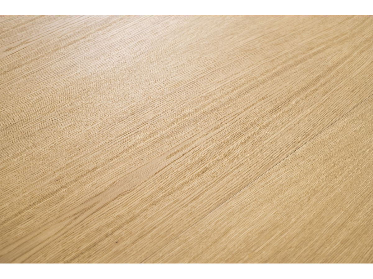 SORMIOU set met ronde uitschuifbare eettafel 130 tot 180 cm + BASTIDE stoelset in massief eiken fineer