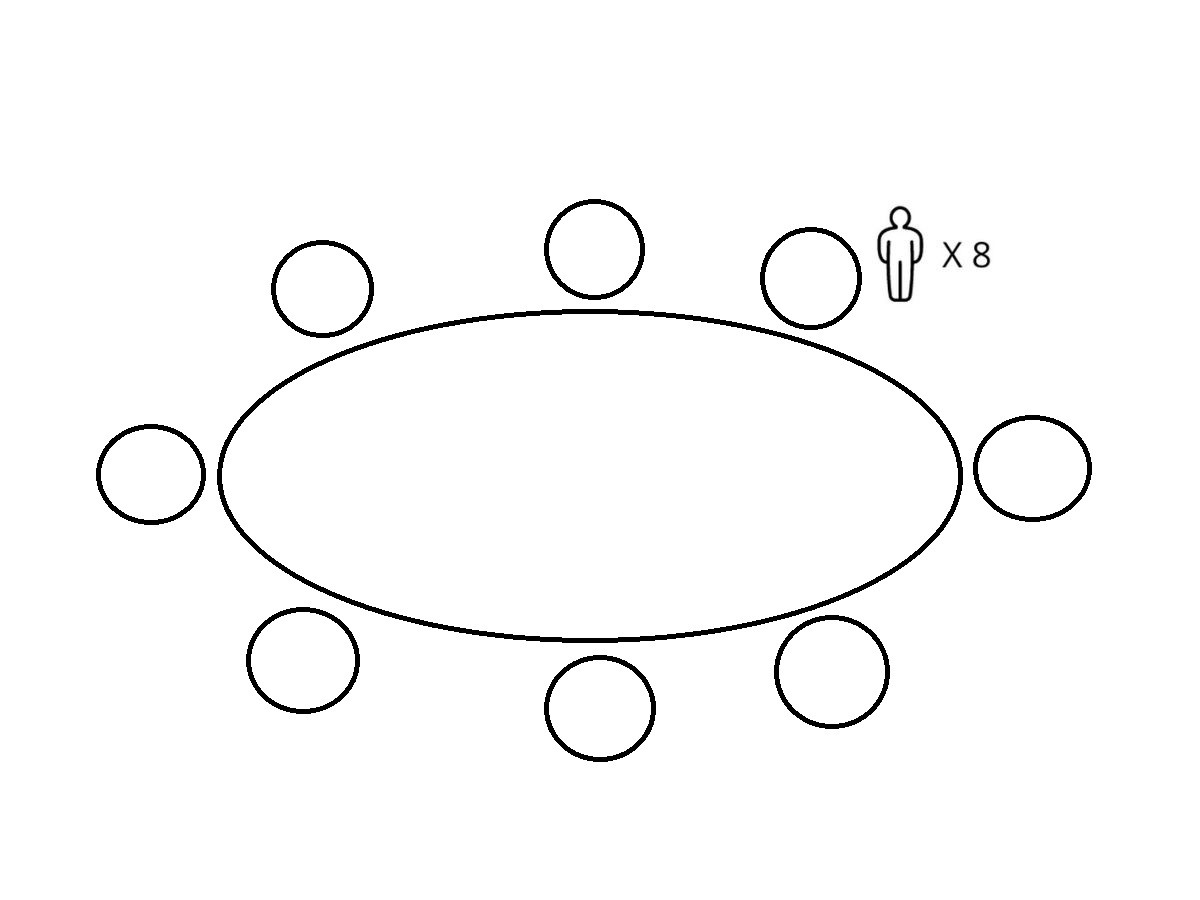 SORMIOU set met ronde eettafel uitschuifbaar van 130 tot 180 cm + 4 BASTIDE stoelen in massief eiken fineer
