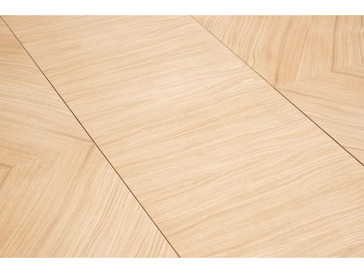 SUGITON uitschuifbare ronde eettafel 130 tot 180 cm massief eiken fineer