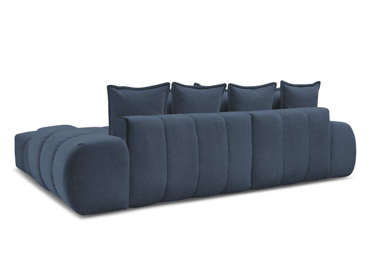 Canapé d'angle convertible coffre EVEREST tissu chiné