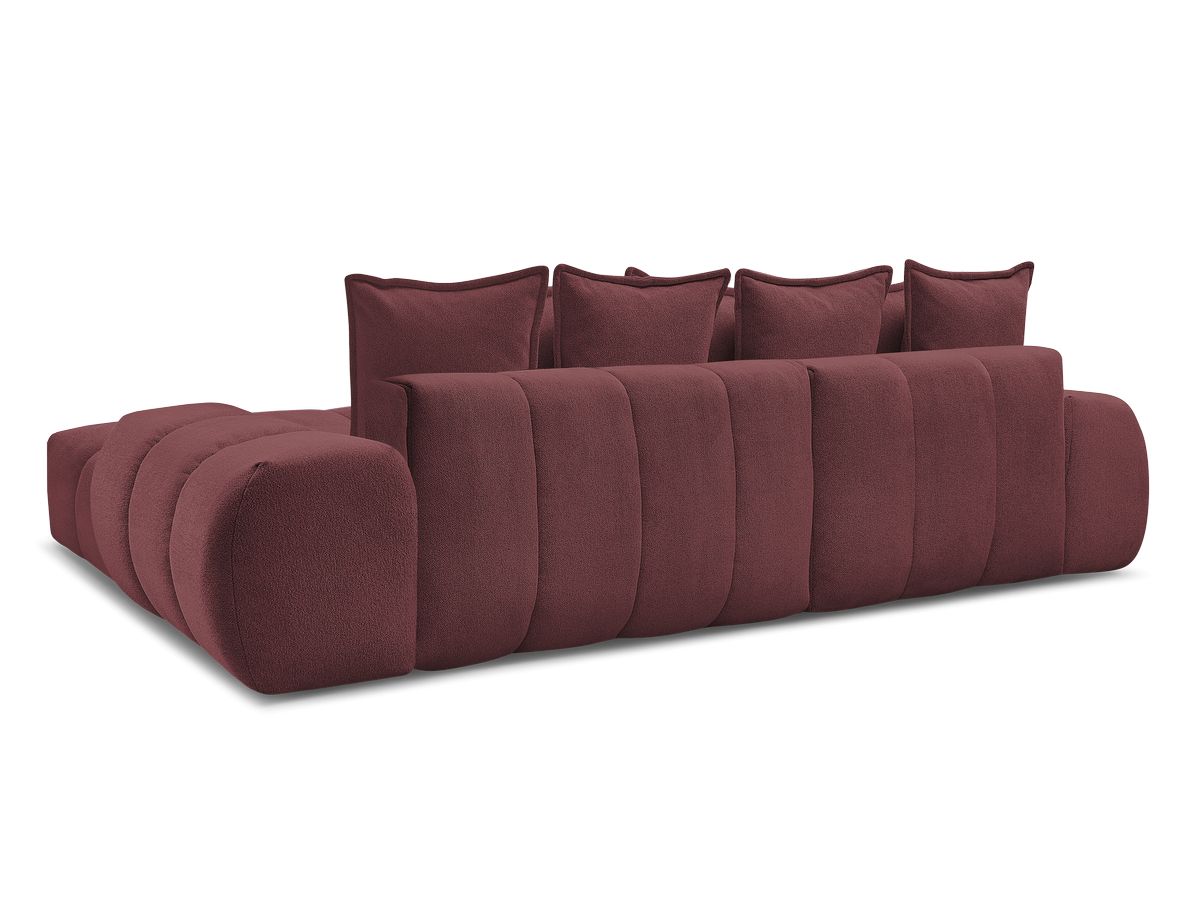 Canapé d'angle convertible coffre EVEREST tissu chiné