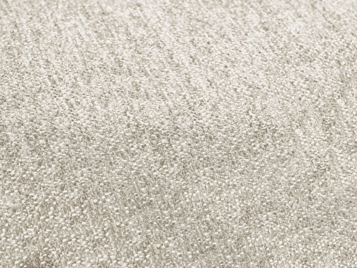 Canapé d'angle fixe EVEREST tissu chiné - Orange - Angle droit - 10 coussins