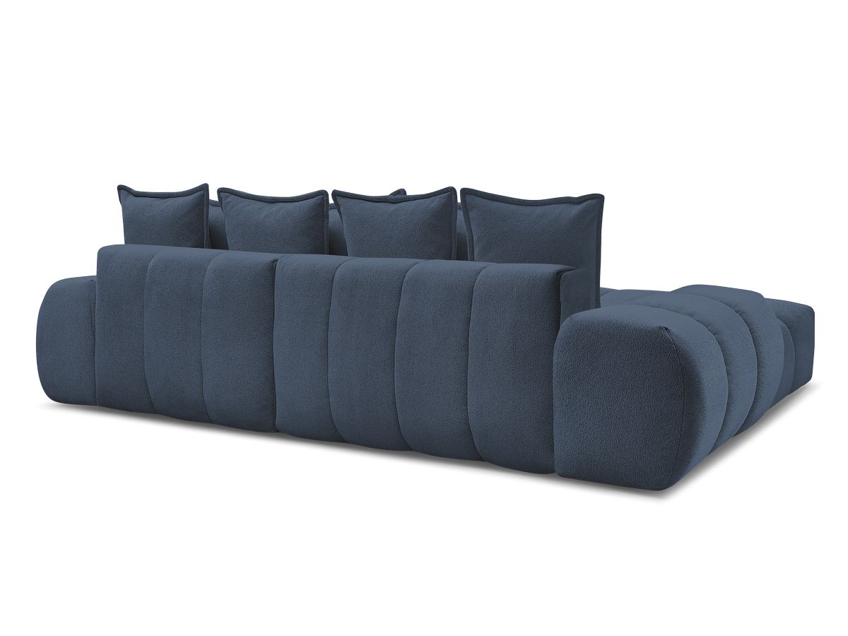 Canapé d'angle convertible coffre EVEREST tissu chiné