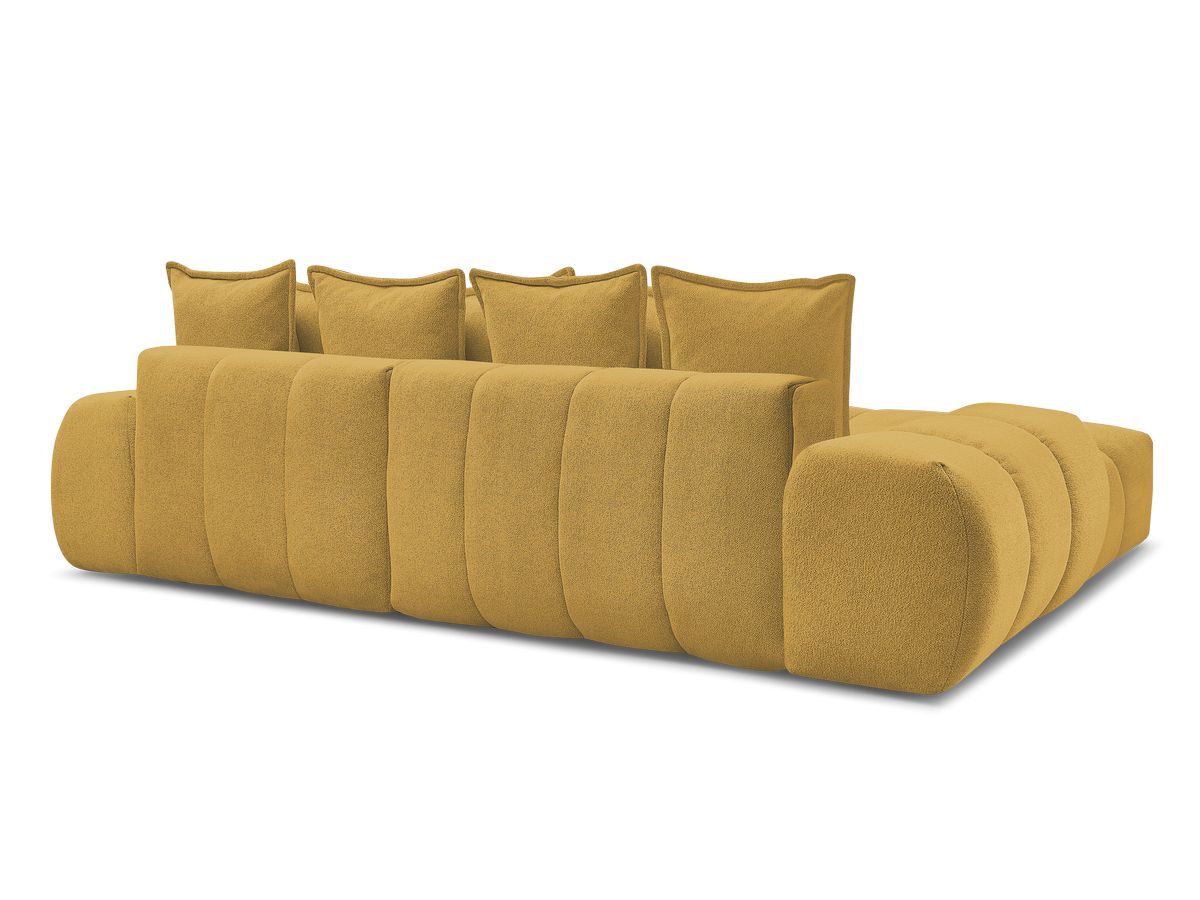 Canapé d'angle convertible coffre EVEREST tissu chiné