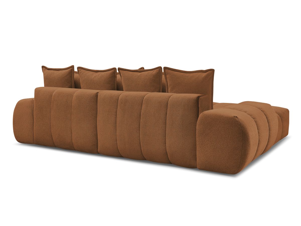 Canapé d'angle convertible coffre EVEREST tissu chiné