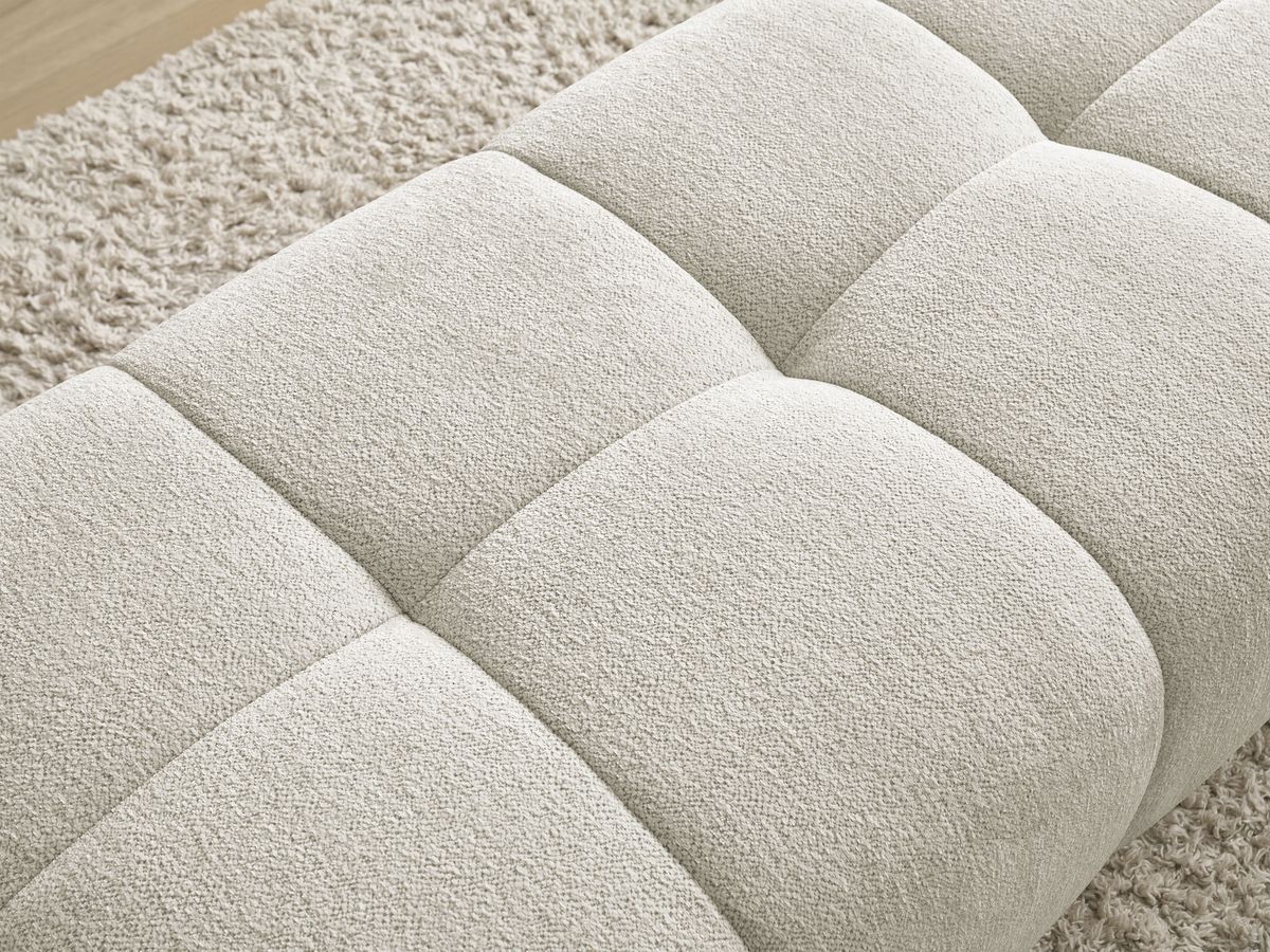 Pouf petit EVEREST tissu chiné