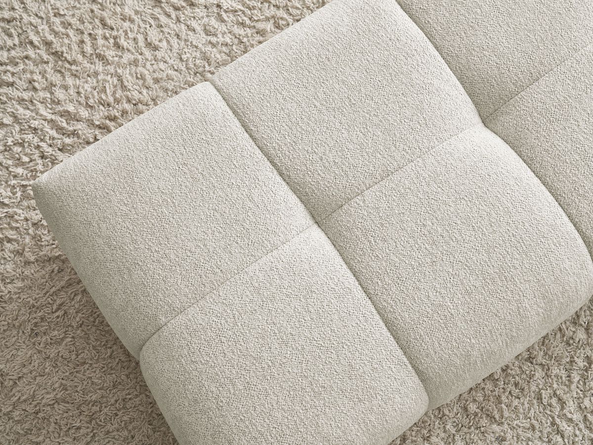 Pouf petit EVEREST tissu chiné