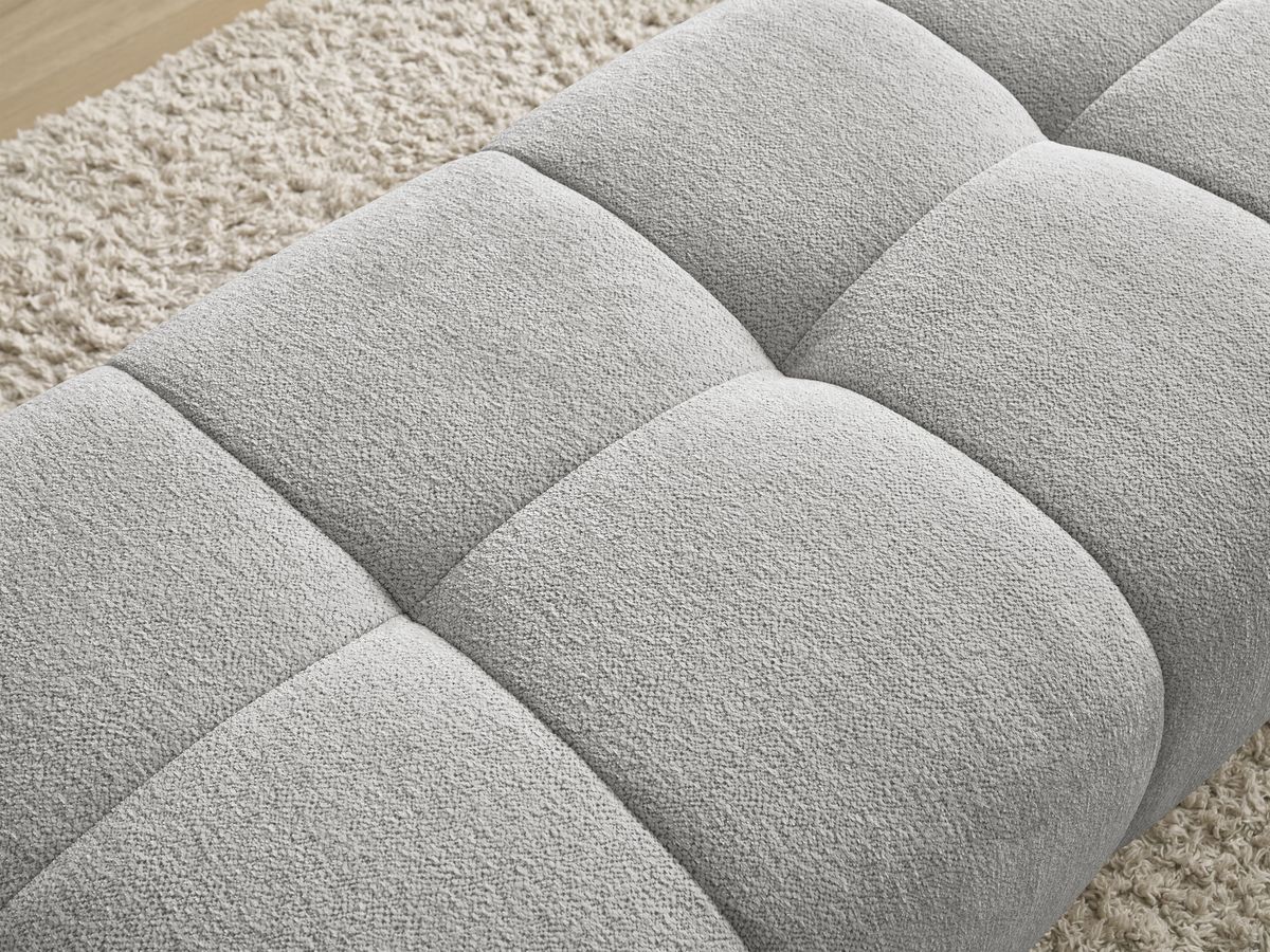 Pouf petit EVEREST tissu chiné