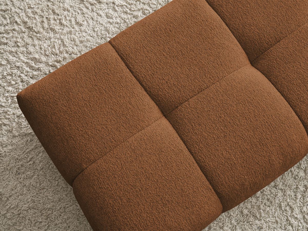 Pouf petit EVEREST tissu chiné