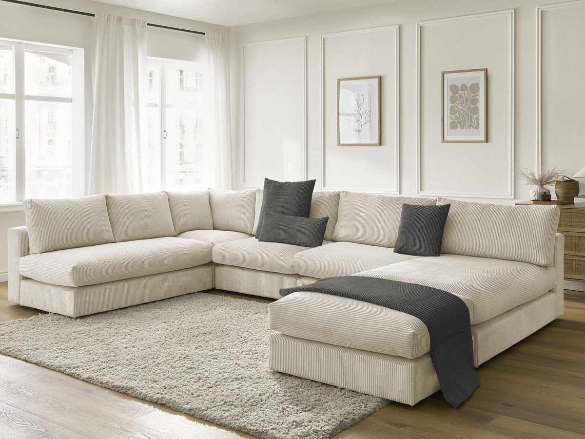 STOCKHOLM set met plaid 140 x 180 cm + 2 omkeerbare kussens