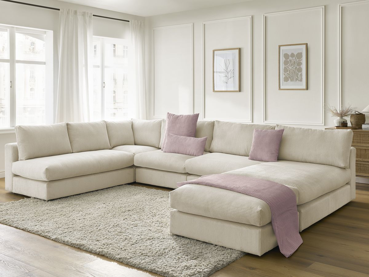 STOCKHOLM set met plaid 140 x 180 cm + 2 omkeerbare kussens