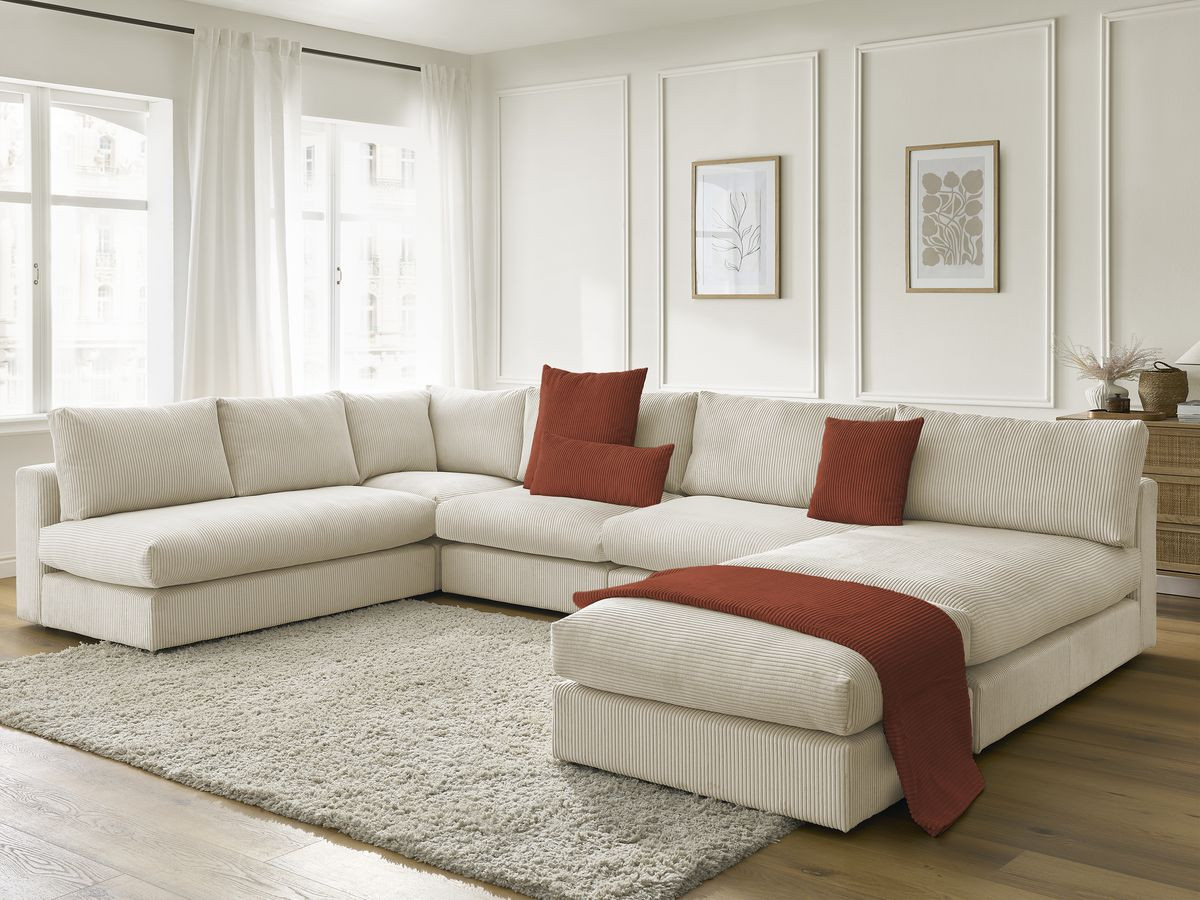 STOCKHOLM set met plaid 140 x 180 cm + 2 omkeerbare kussens