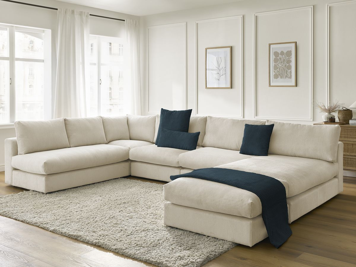 STOCKHOLM set met plaid 140 x 180 cm + 2 omkeerbare kussens