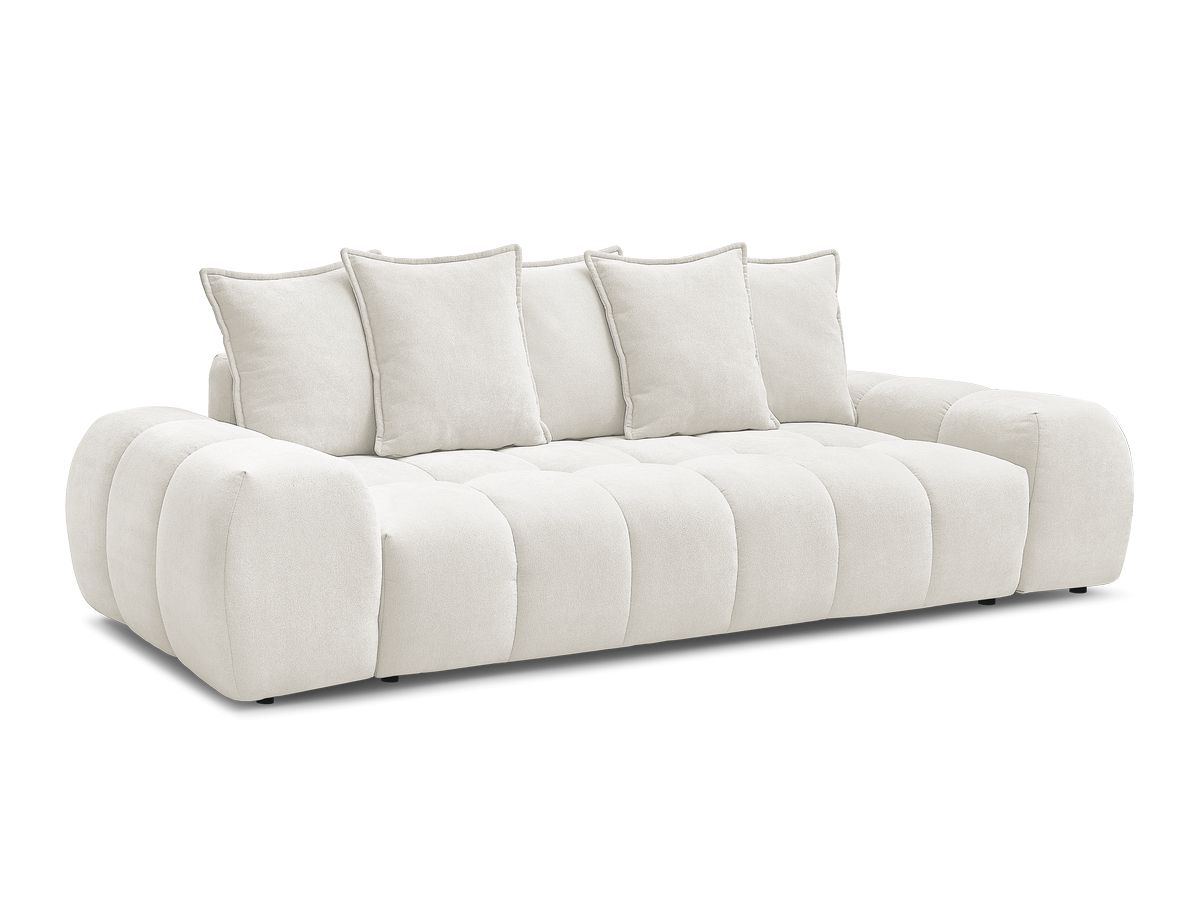 Canapé droit convertible coffre EVEREST tissu texturé