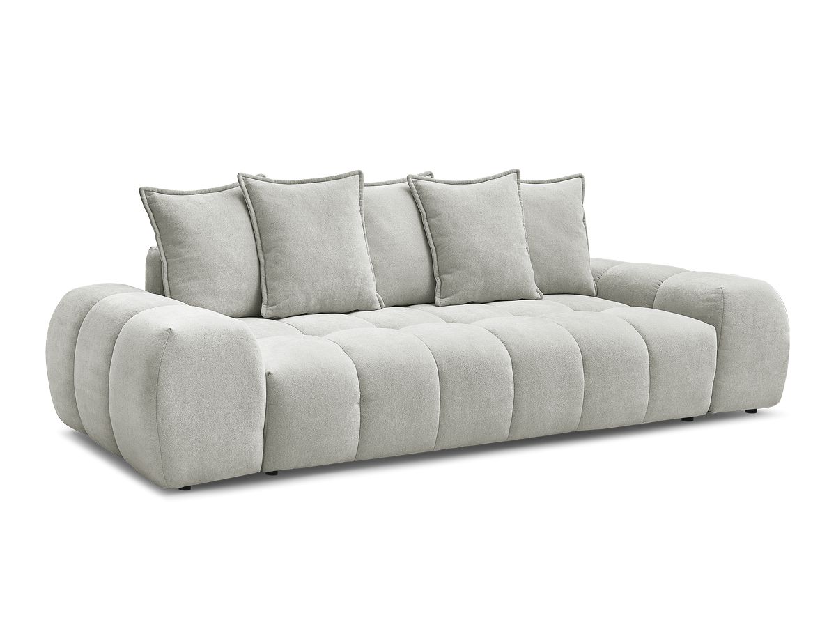 Canapé droit convertible coffre EVEREST tissu texturé