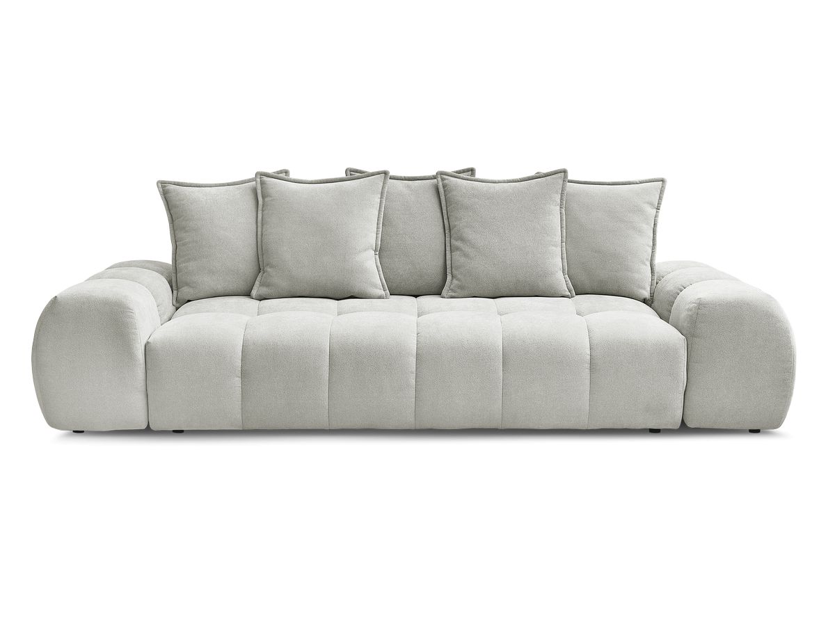 Canapé droit convertible coffre EVEREST tissu texturé