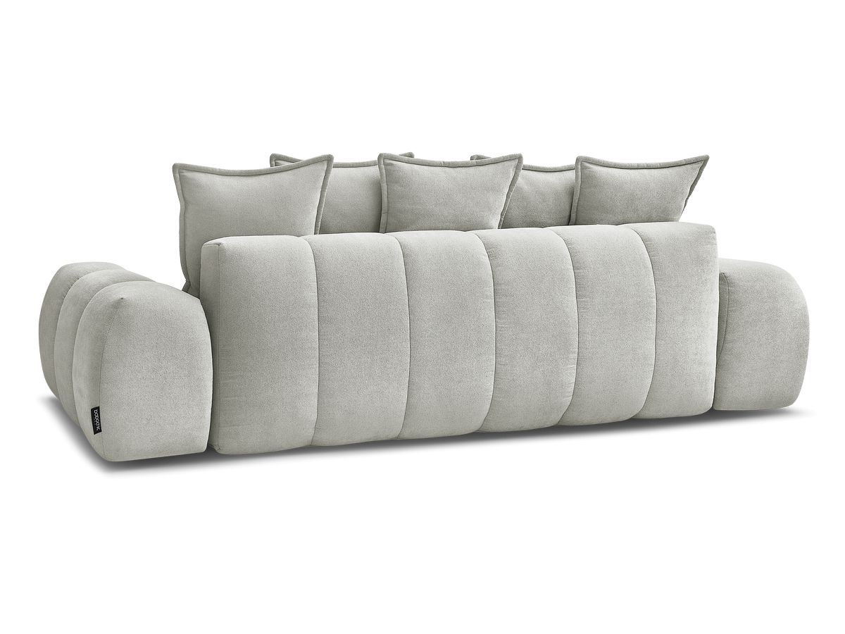 Canapé droit convertible coffre EVEREST tissu texturé