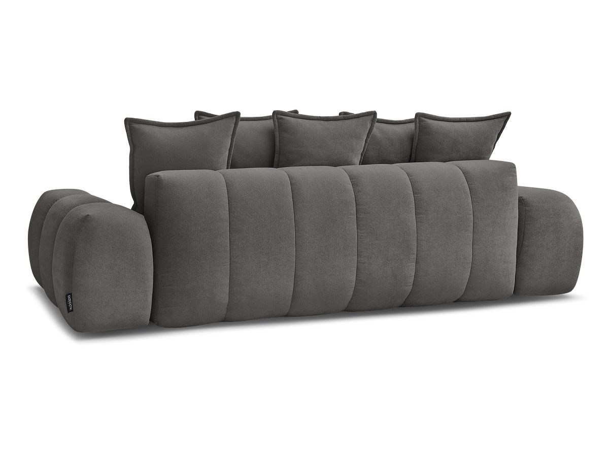 Canapé droit convertible coffre EVEREST tissu texturé