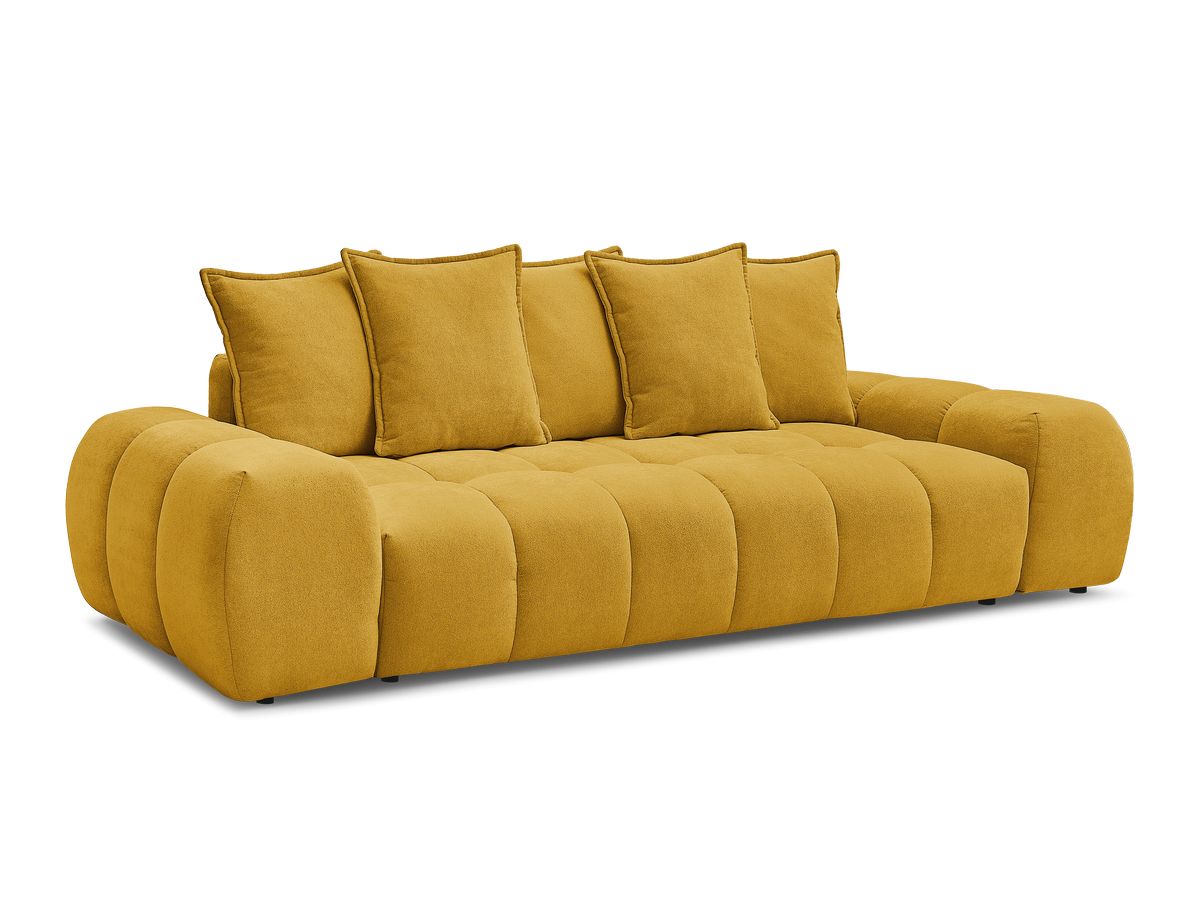 Canapé droit convertible coffre EVEREST tissu texturé